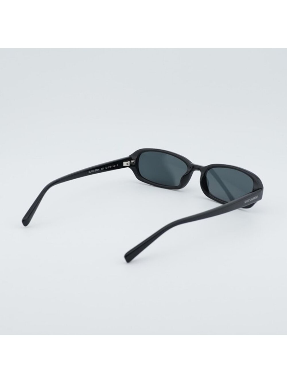 Saint Laurent SL872 ERIN 001 Sunglasses Black Rectangle Frame, Black Lenses - Picture 4 of 11